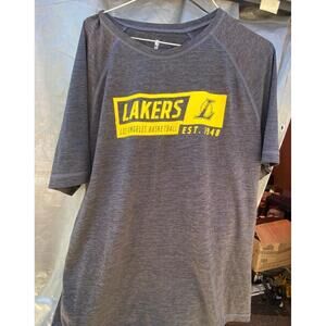 Los Angeles Lakers Nba Fanatics Brand Dri Fit Practice Shirt Size Mens L